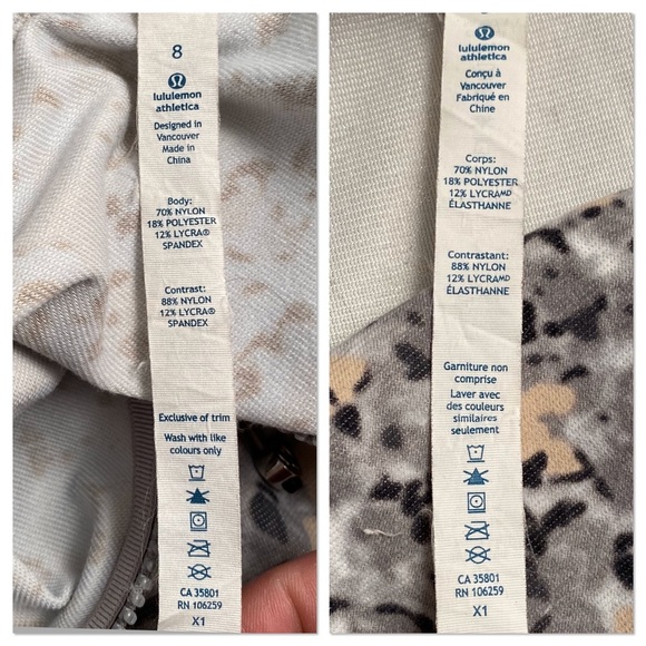Lululemon Fleur Silver Spoon Asana multicolor gray tan jacket - Picture 6 of 8